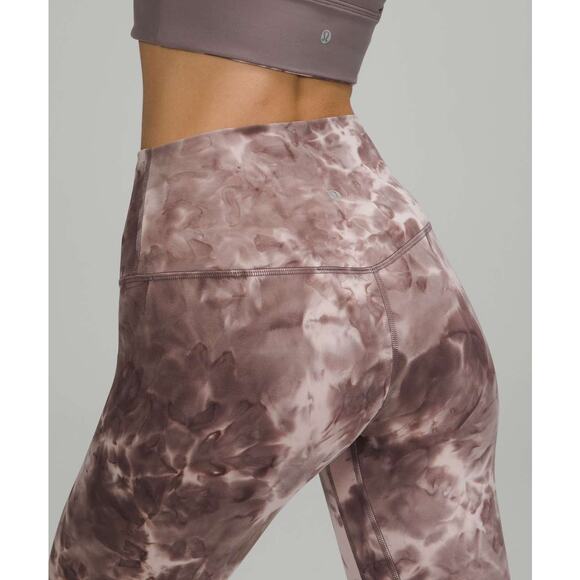 LULULEMON Align High-Rise Pant 25" Sz 8 Diamond Dye Mink Bery Lunar Rock Shadow - Picture 3 of 9